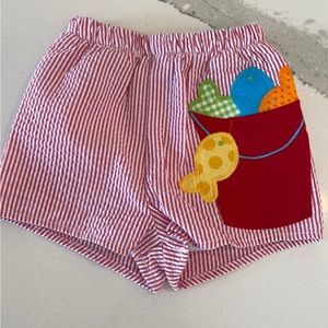 Bailey Boys 3mnth swim trunk bucket seersucker